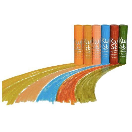 Kwik Stix Solid Tempera Paint - 6 Earth Tones-Simply Green Baby