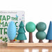 L + Wood 5 Woodland Trees Stand-Simply Green Baby