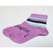 Lamington Merino Crew Socks - Boysenberry-Simply Green Baby