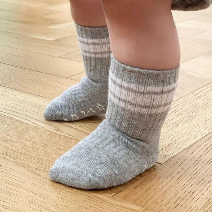 Organic Sporty Non-slip Quarter Crew Socks