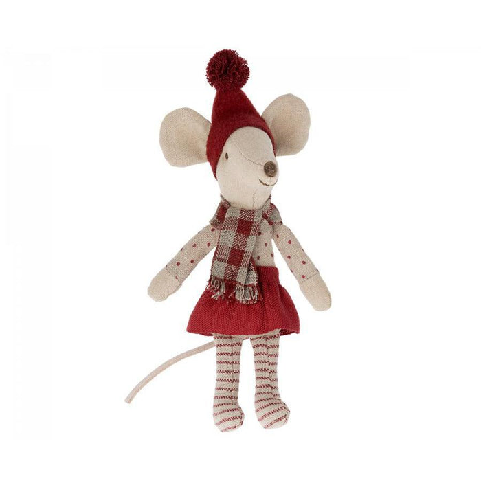 Maileg Christmas Mouse, Big Sister-Simply Green Baby