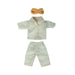 Maileg Clothes, Blue Check Pyjamas for Dad Mouse-Simply Green Baby