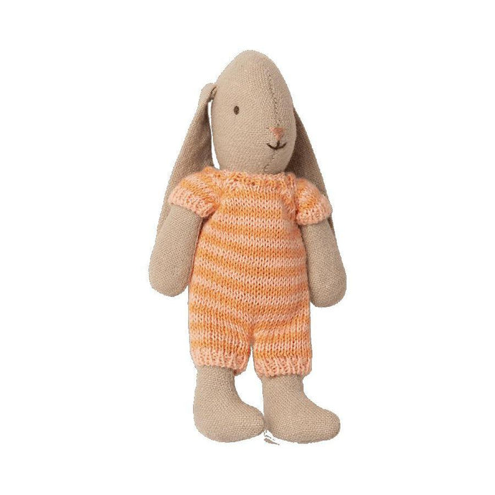 Maileg Micro Bunny in Knitted Romper-Simply Green Baby