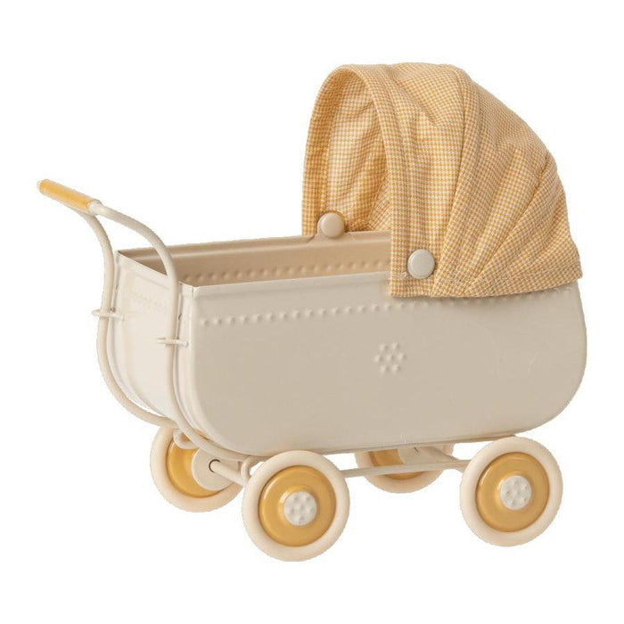 Maileg Micro Pram-Simply Green Baby