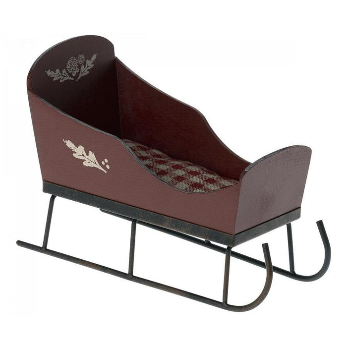 Maileg Mini Sleigh-Simply Green Baby