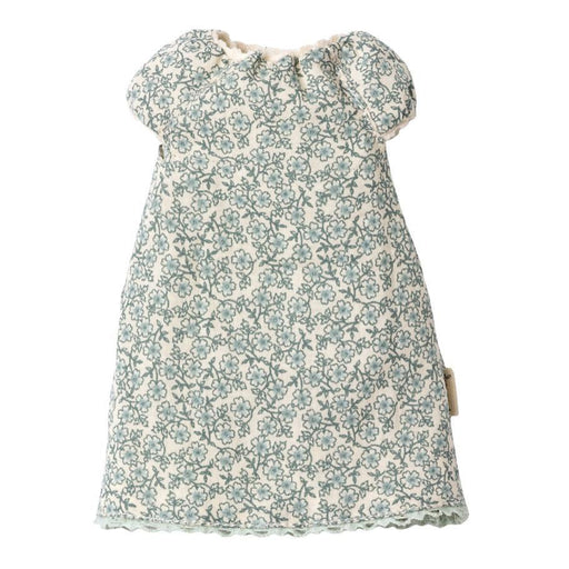 Maileg Nightgown for Teddy Mum, Blue Flowers-Simply Green Baby