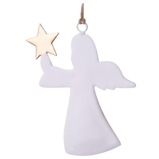 Metal Angel with Star Ornament-Simply Green Baby