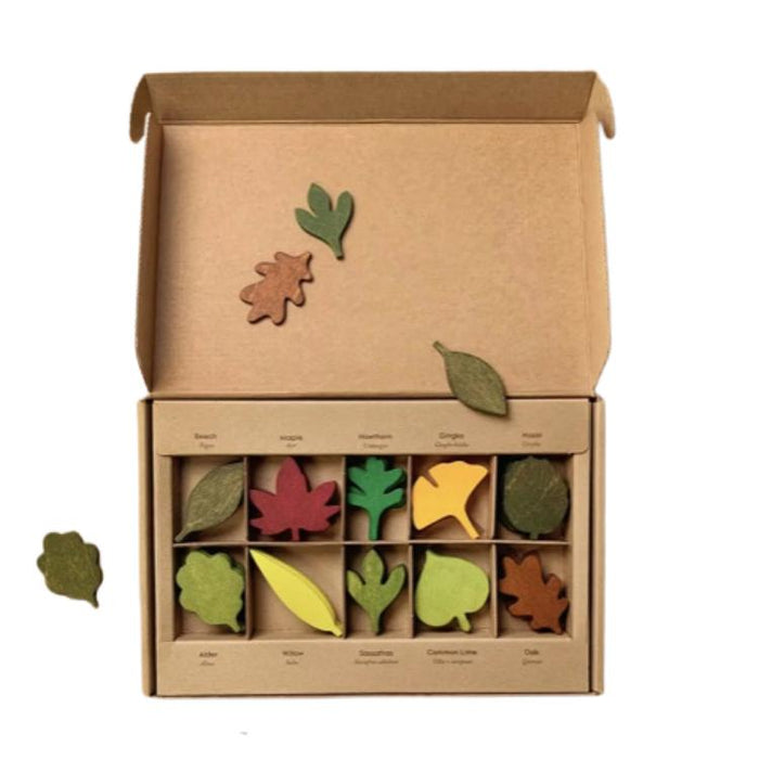 Moon Picnic - Woodland Leaves-Simply Green Baby