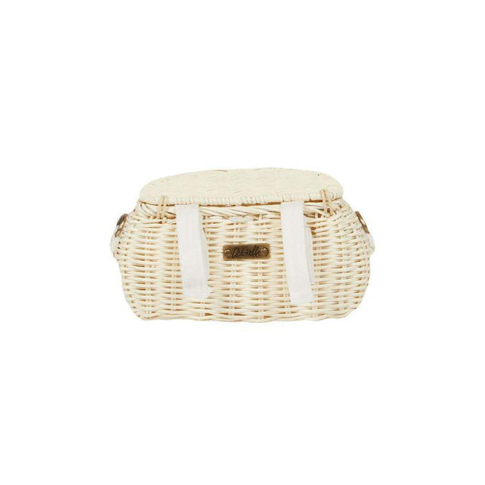 Olli Ella Mini Chari Rattan Bag-Simply Green Baby