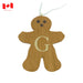 Personalized Wooden Gingerbread Ornament-Simply Green Baby