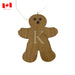 Personalized Wooden Gingerbread Ornament-Simply Green Baby