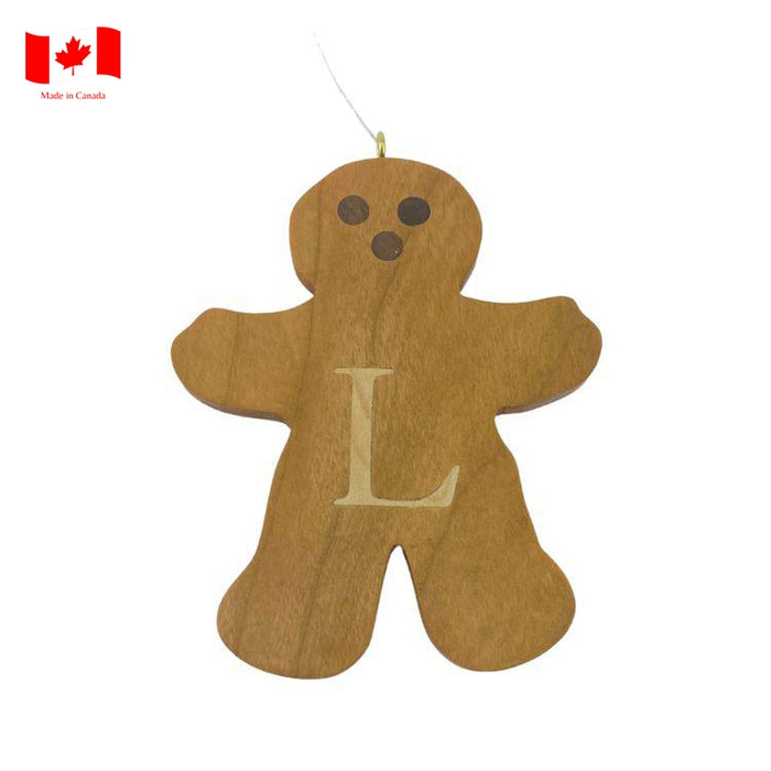 Personalized Wooden Gingerbread Ornament-Simply Green Baby