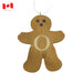 Personalized Wooden Gingerbread Ornament-Simply Green Baby