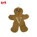 Personalized Wooden Gingerbread Ornament-Simply Green Baby