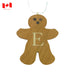 Personalized Wooden Gingerbread Ornament-Simply Green Baby