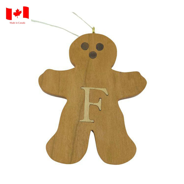 Personalized Wooden Gingerbread Ornament-Simply Green Baby