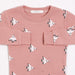 Petit Lem Organic Cotton Rib PJ Set - Turtle Doves, Winter Rose-Simply Green Baby