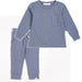 Petit Lem Organic Modal Rib Play Set - Blue Dusk-Simply Green Baby