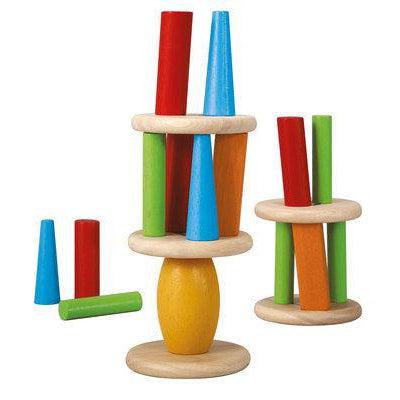 Plan Toys Tower Tumbling-Simply Green Baby