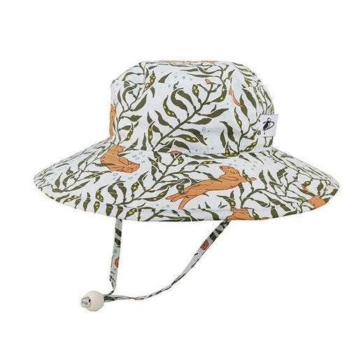 Puffin Gear Organic Wide Brim Sunbaby Hat - Otter-Simply Green Baby