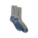 SnowStoppers Alpaca Wool Socks - Blue-Grey-Simply Green Baby