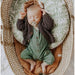 Souris Mini Knitted Cardigan, Brown-Simply Green Baby