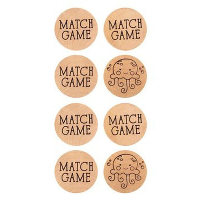 Wooden Match Game with Pouch-Simply Green Baby